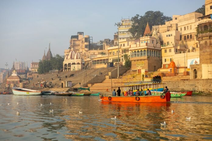 Varanasi ghats Ganges
