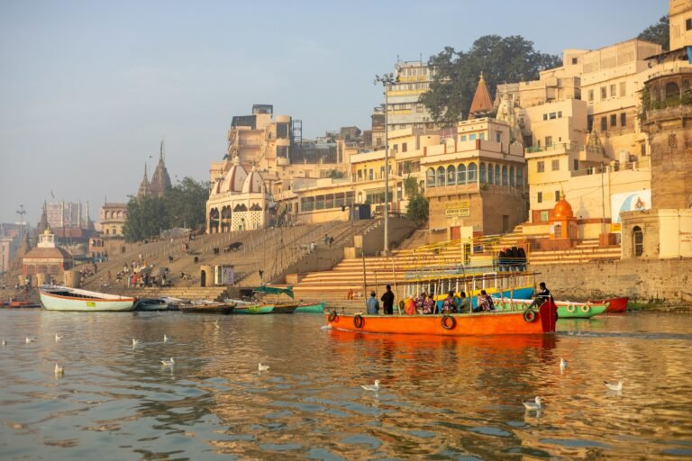 Varanasi ghats Ganges